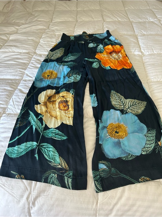 Anthropologie Pants - Anthropologie Saria Smocked Wide Leg Pants by Maeve